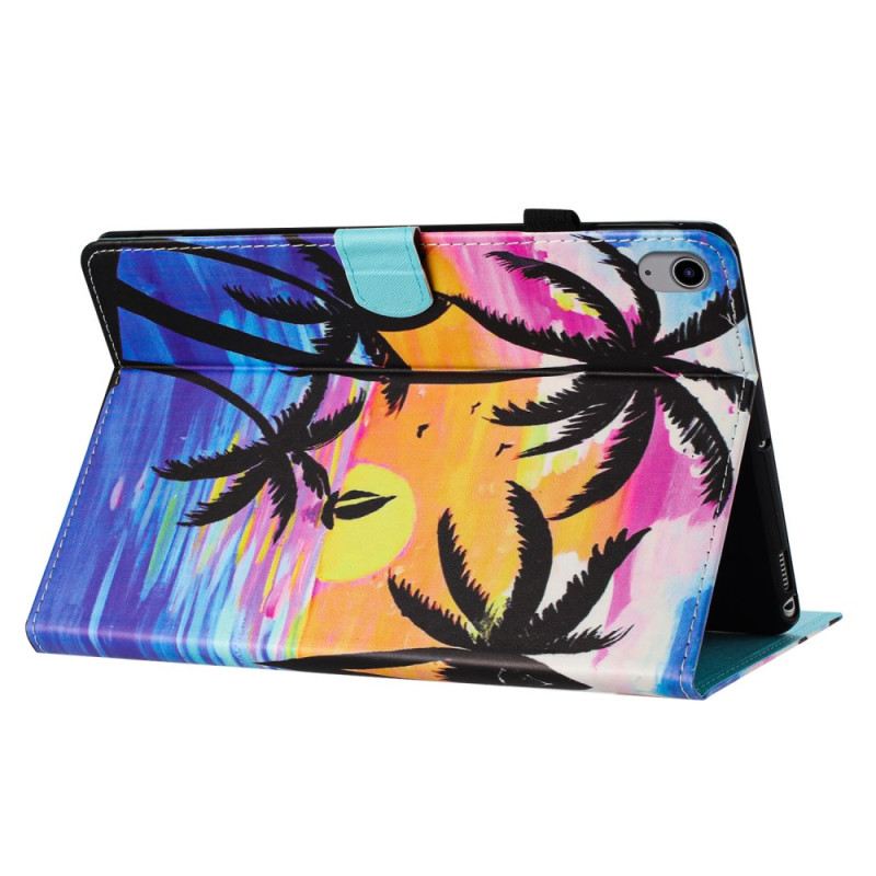 Bőrtok iPad (2025) Kókuszpálmák