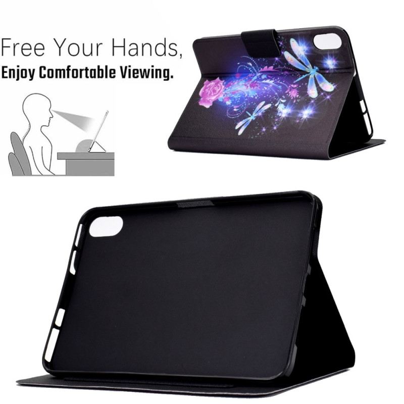 Bőrtok iPad (2025) Pillangó Mese