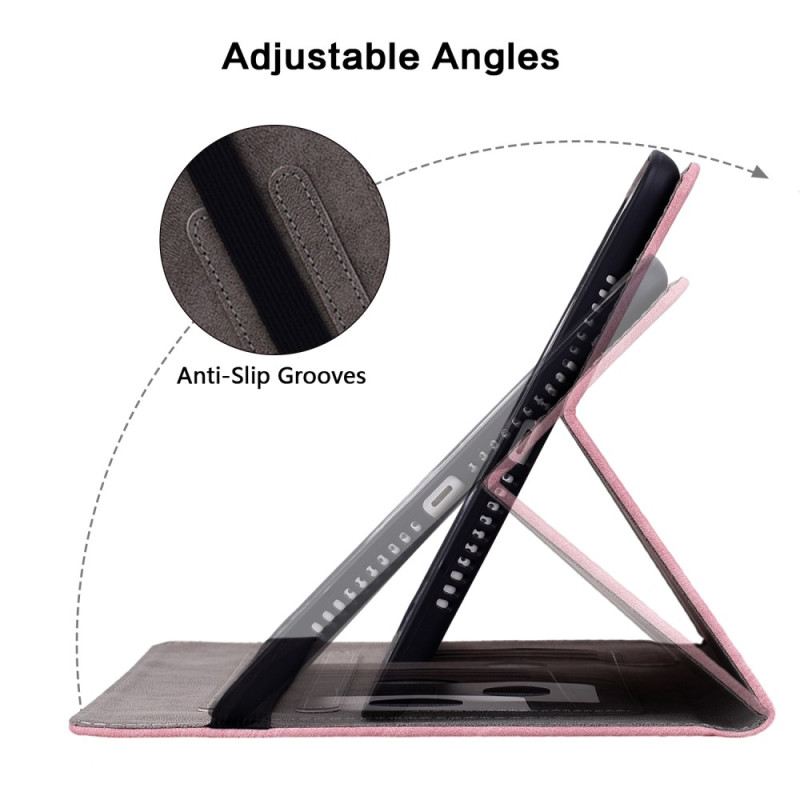 Bőrtok iPad (2025) Rózsák