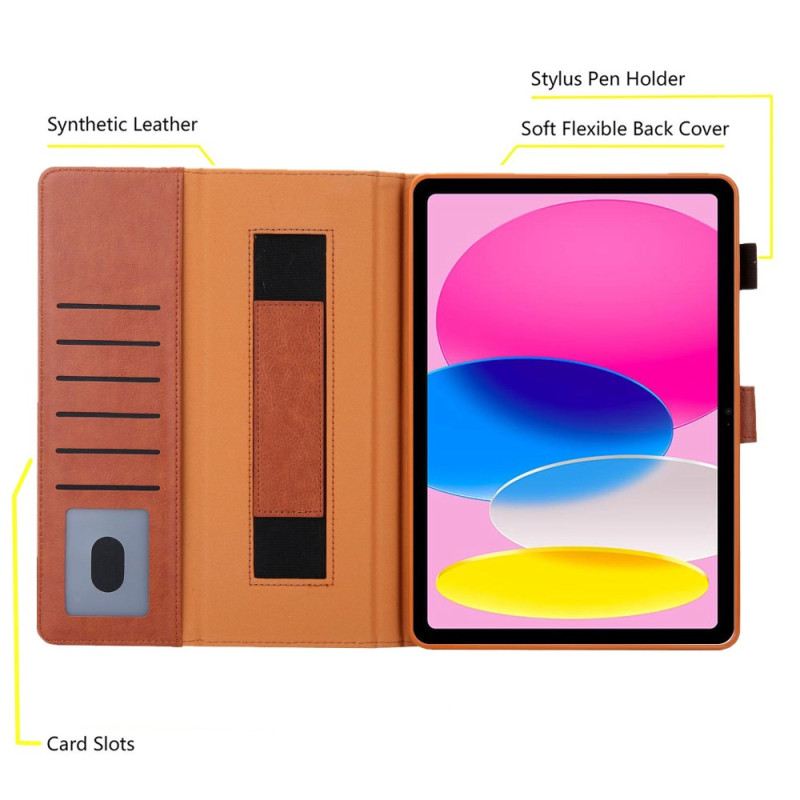 Fliptok iPad (2025) Flitter Ezüst Csattal