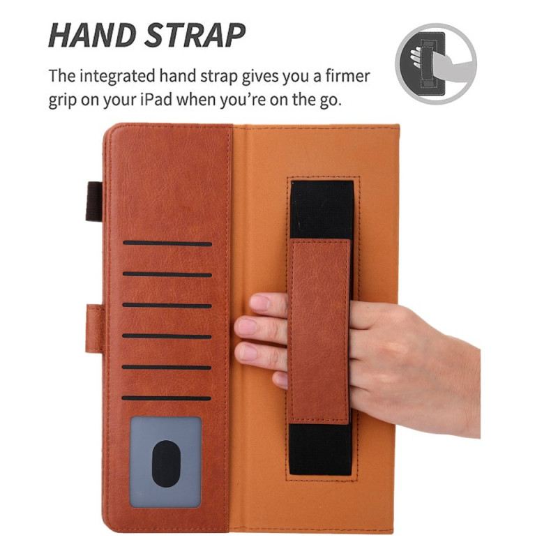 Fliptok iPad (2025) Flitter Ezüst Csattal