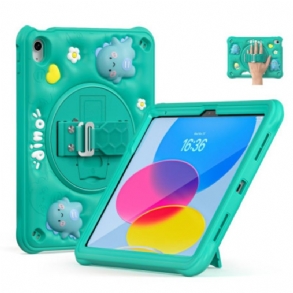 Mobiltelefon Tokok iPad (2025) Gyerekeknek Való Dinoszaurusz Fogantyú És Állvány