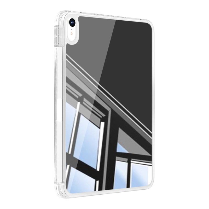 Mobiltelefon Tokok iPad (2025) Hibrid Stylus Tartóval