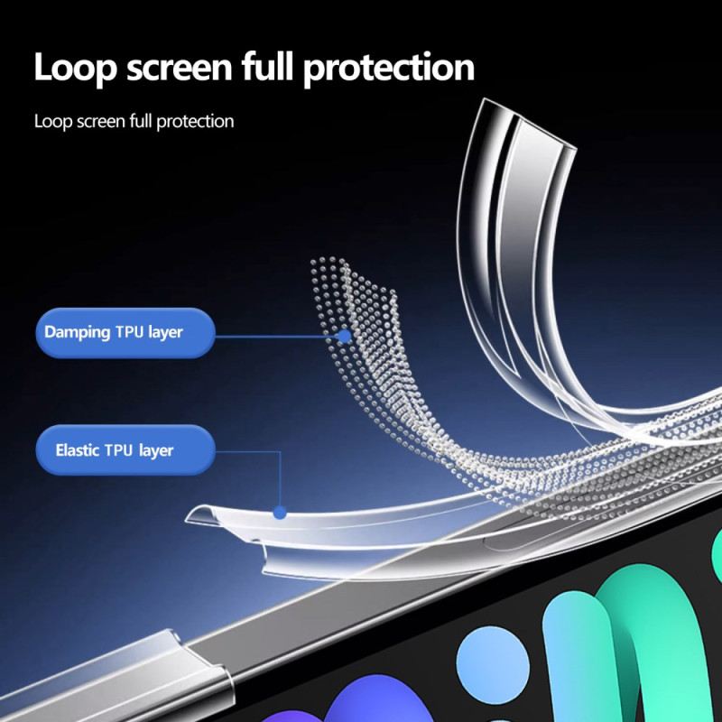 Mobiltelefon Tokok iPad (2025) Hibrid Stylus Tartóval