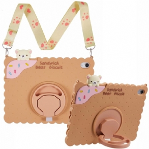 Mobiltelefon Tokok iPad (2025) Kekszmintás Vállállvány Szíj