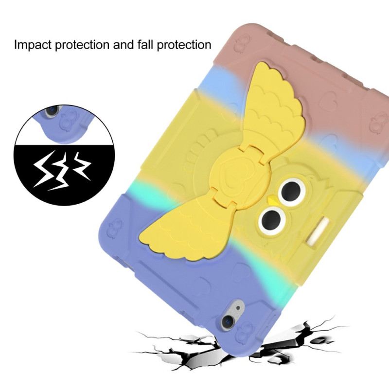 Telefontok iPad (2025) Gyerekeknek Való Színátmenetes Pillangó Forgó Állvány