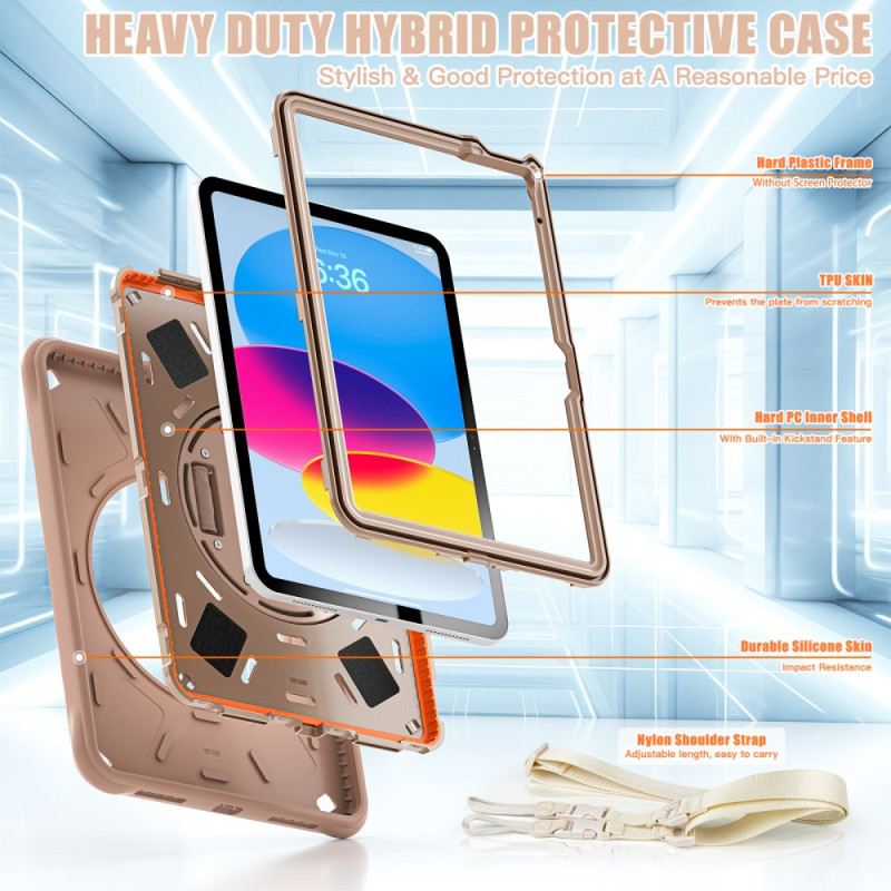 Tok iPad (2025) 360 Fokban Forgó Állvány És Vállpánt