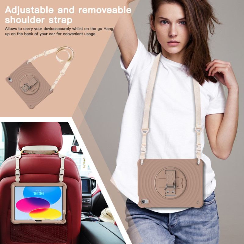 Tok iPad (2025) 360 Fokban Forgó Állvány És Vállpánt