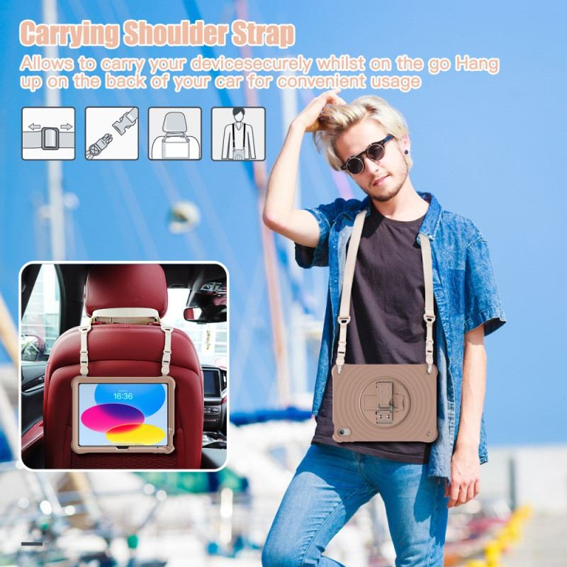 Tok iPad (2025) 360 Fokban Forgó Állvány És Vállpánt