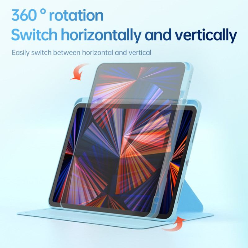 Tok iPad (2025) -ban Forgó Állvány És Pasztellszínű Borítás