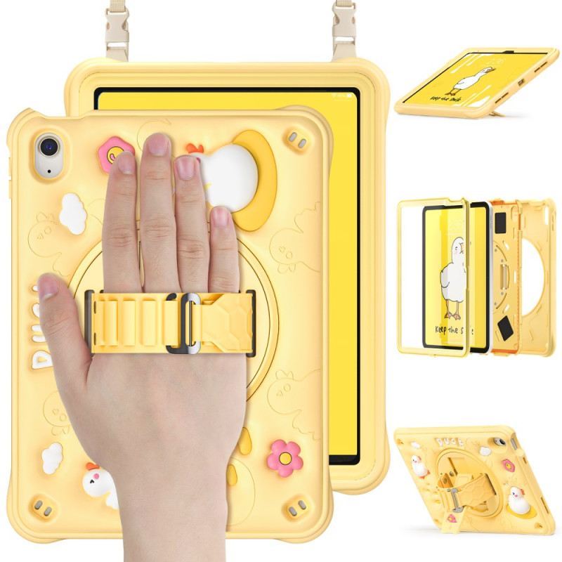 Tok iPad (2025) Gyerekeknek Való Kacsa Állvány És Vállpánt
