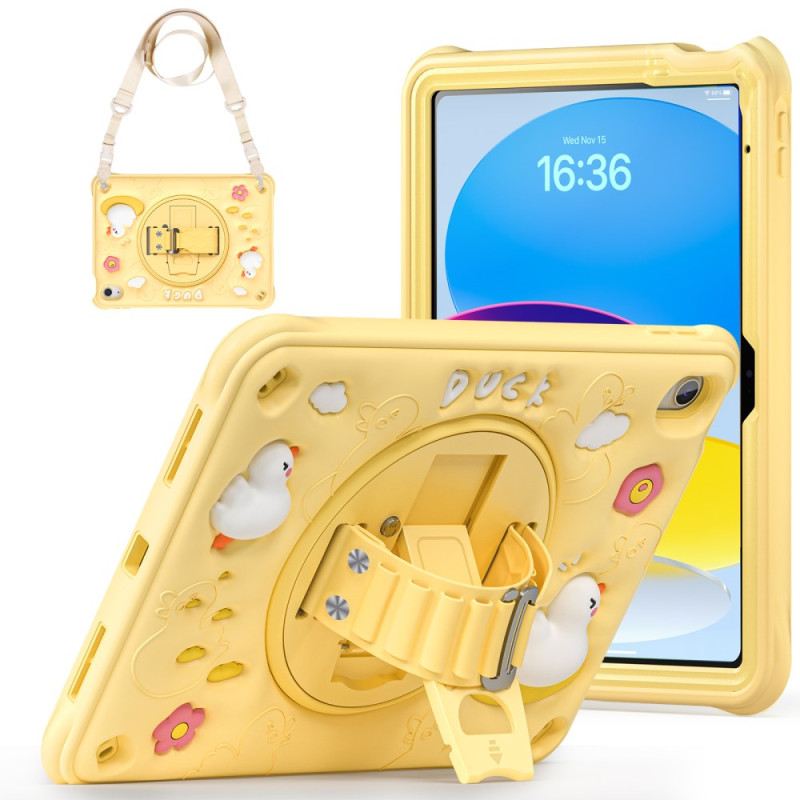 Tok iPad (2025) Gyerekeknek Való Kacsa Állvány És Vállpánt