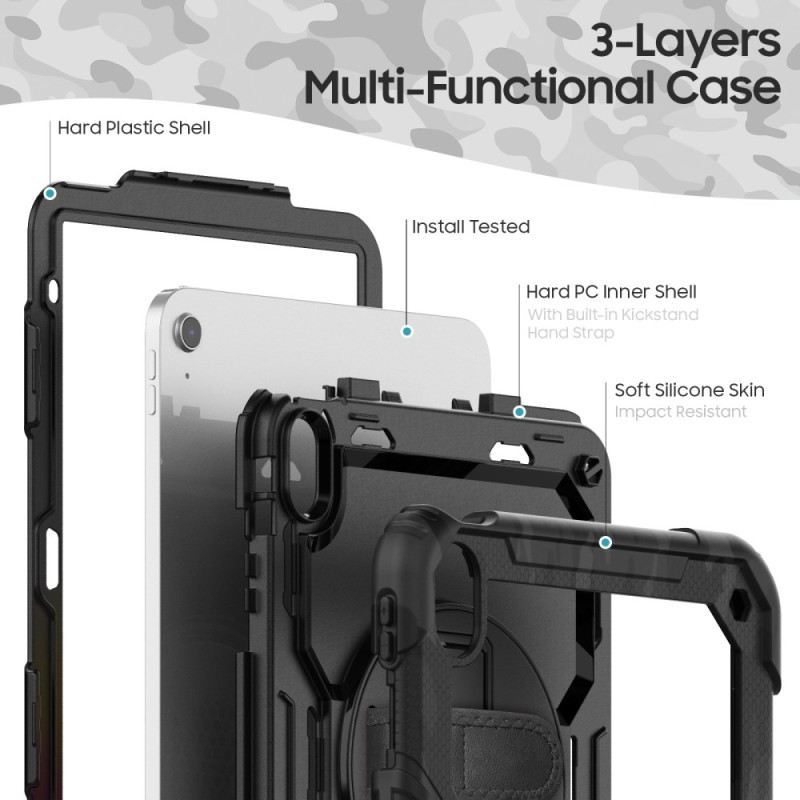 Tok iPad (2025) Teljes Védelem Vállpánttal