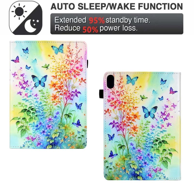 Tok iPad (2025) Virágok És Pillangók