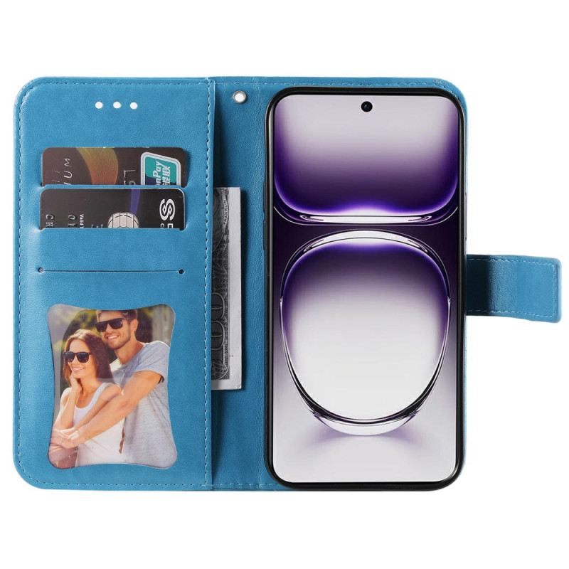 Kinyitható Tokok Oppo Reno 12 5g Mandalanyomat Pánttal