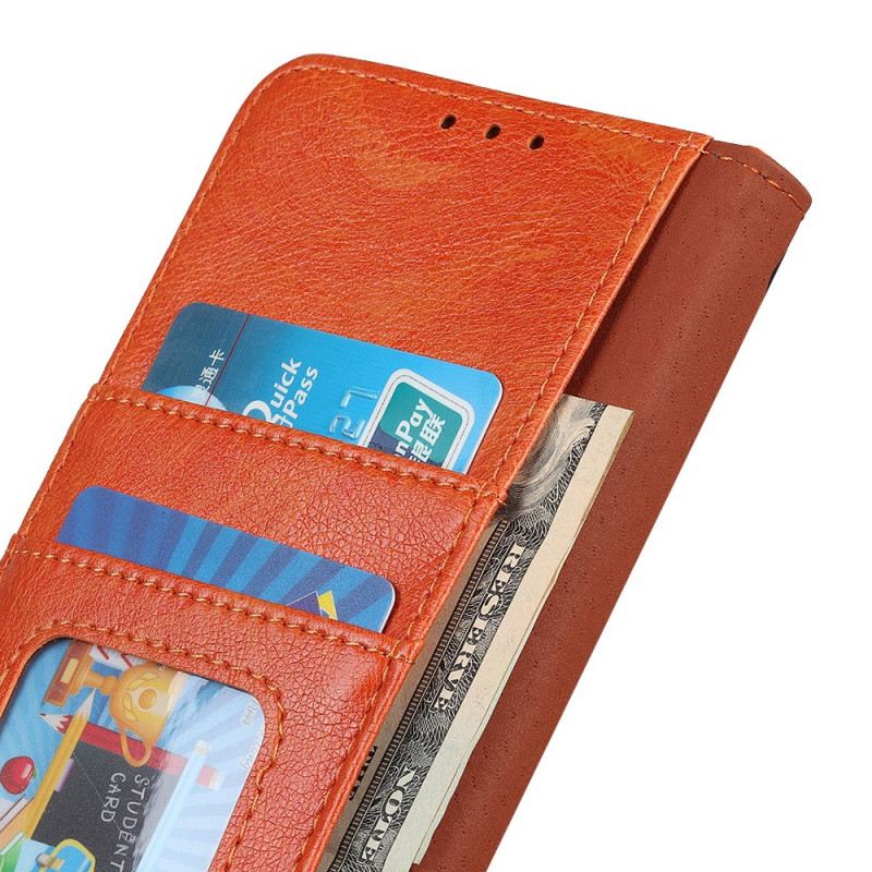 Fliptok / Bőrtok Xiaomi 12 Pro Hasított Nappa Bőr