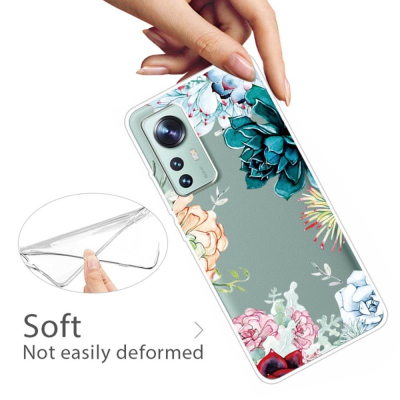 Tok Xiaomi 12 Pro Szilikon Vadvirágok