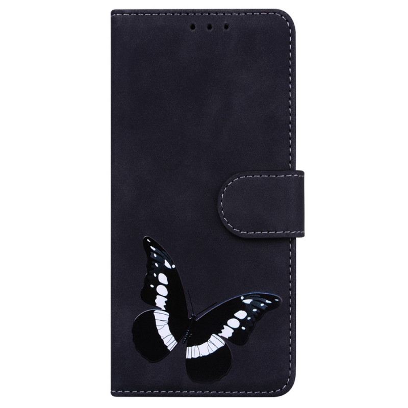 Fliptok / Bőrtok Moto G41 / G31 Skin-touch Butterfly